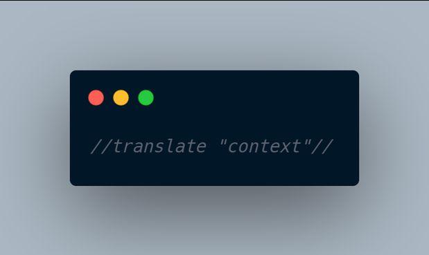 //translate command